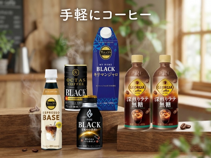 コーヒー好き必見！家でも楽しめるおすすめコーヒー飲料