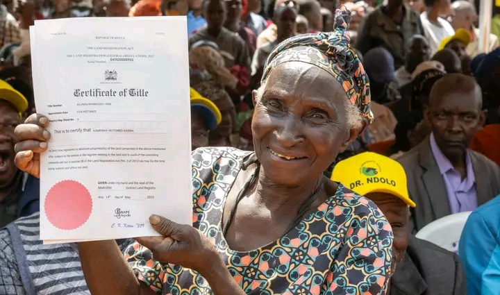 Joyful Scenes As President Ruto Issues Title Deeds To Residents Of Kaiti Constituency