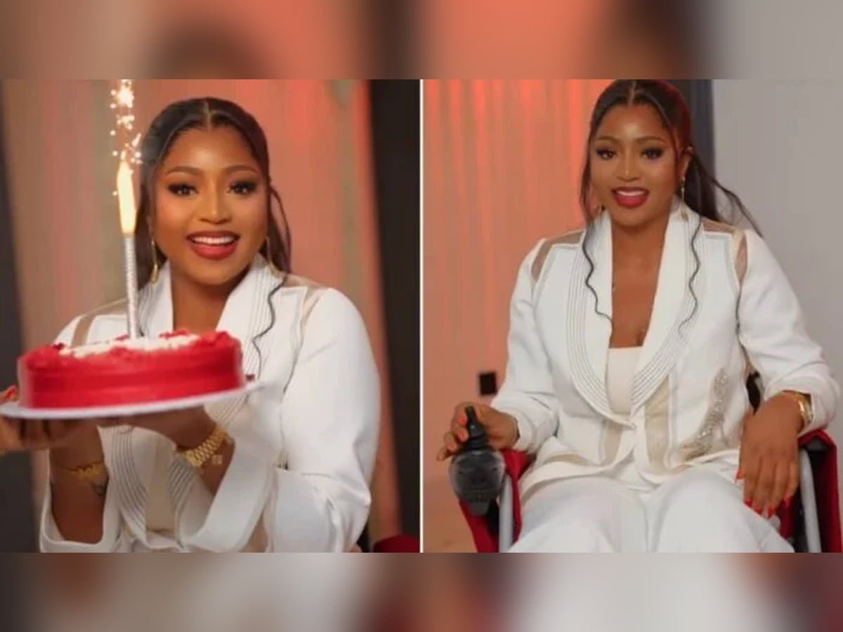 Regina Daniels celebrates birthday on wheelchair