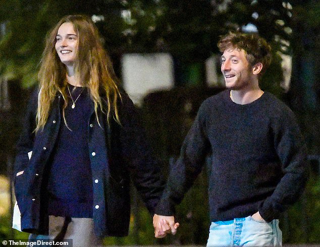 Jeremy Allen White, 35, confirms hot new romance with model Lulu Tenney 25, as they pack on the PDA during date night in NYC park