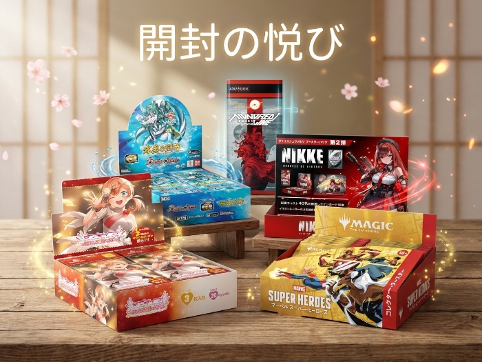 推しが光る！最新トレカブースター5選レビュー