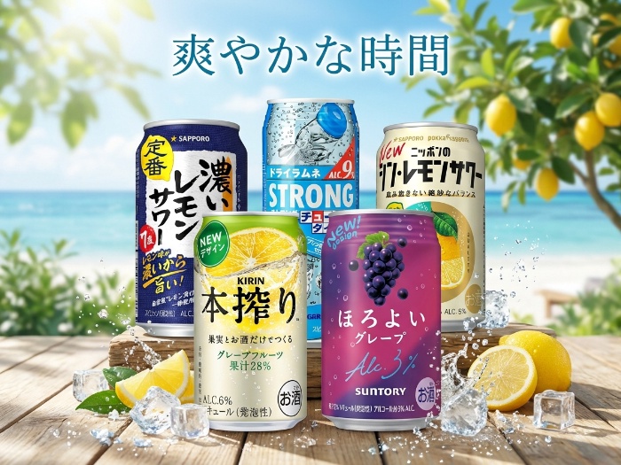 豊富な選択肢で楽しむ！大人のためのチューハイ特集