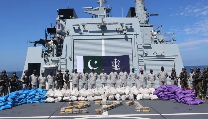 Pakistan Navy seizes $96 million worth of narcotics in Arabian Sea