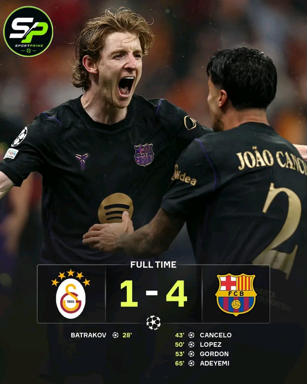 Lamine Yamal stars as Barcelona come from behind to beat Galatasaray