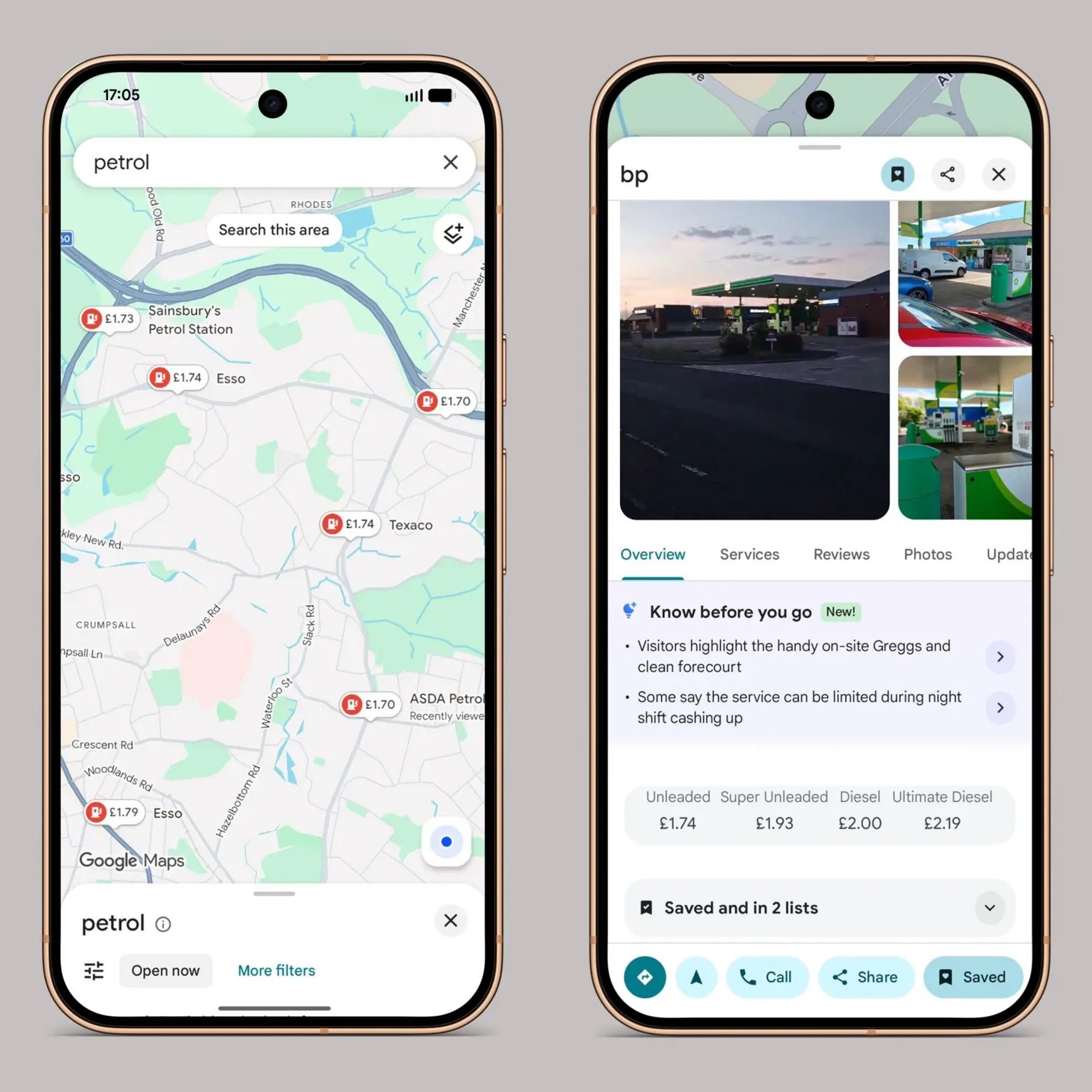 Fuel prices added to Google Maps as petrol and diesel costs soar