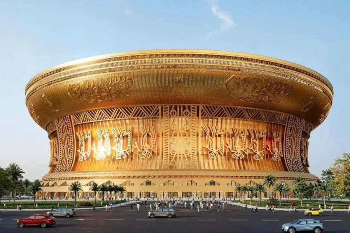 World’s largest stadium twice the size of Anfield takes shape in £28billion build