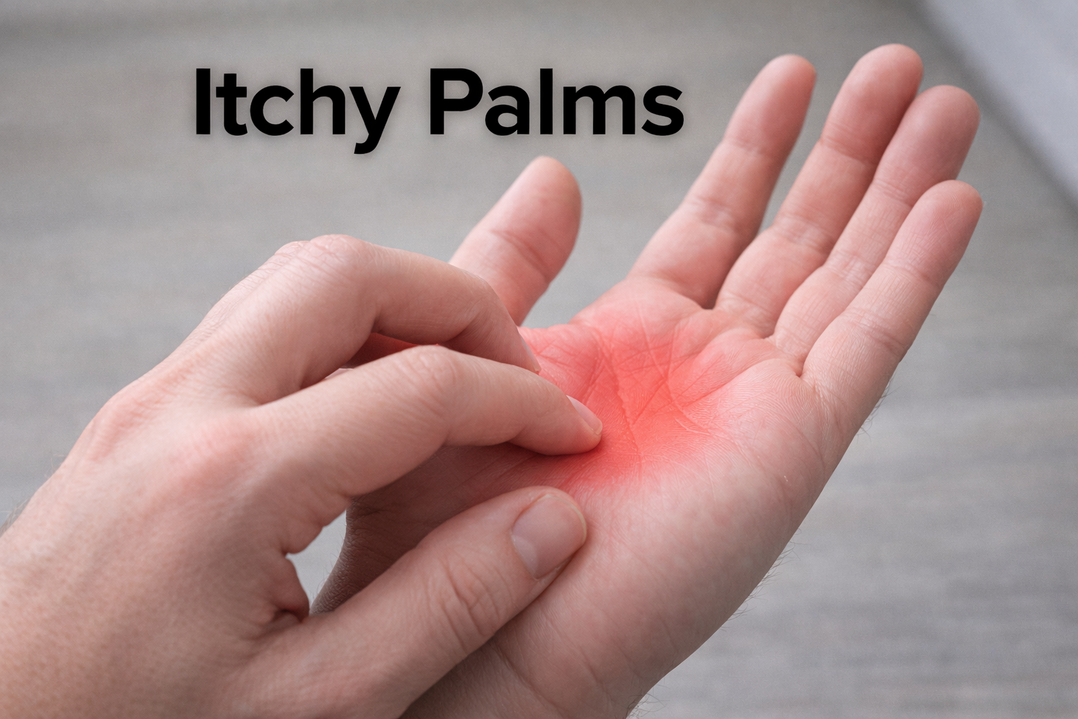 Itchy Palms Don’t Mean Money: What It Says About Your Health