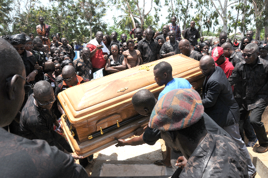 Tears Flow as Bantama Mourns Afia Pokuaa in Emotional Farewell Ceremony