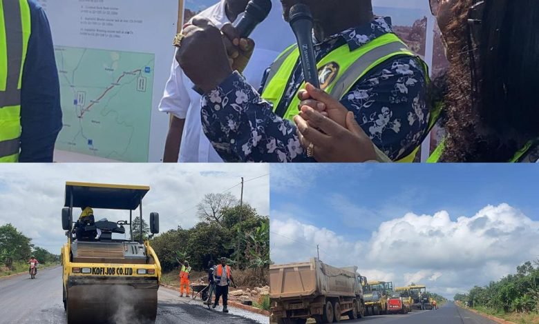 Big Push: Kofi Job completes first phase of Tepa-Marban-Goaso road 15 months ahead of schedule