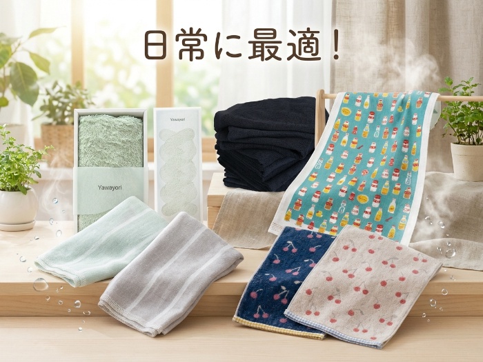 機能性とデザインを兼ね備えたおすすめフェイスタオル特集
