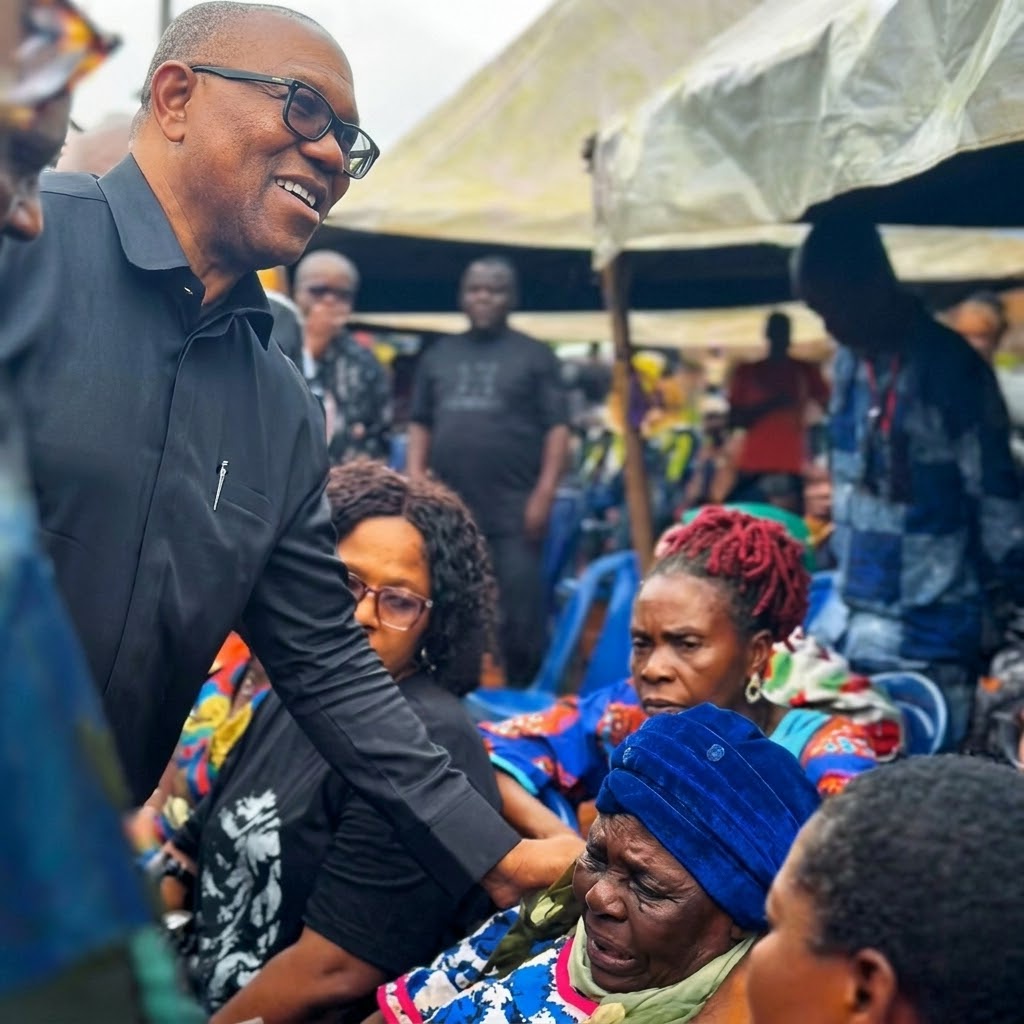 Obi Flies in From UK, Attends Burial of Supporter Ifeanyi Nwolie Shot Dead During NDC Campaign