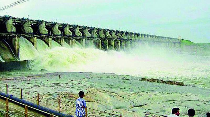 Officials Release 2,000 Cusecs of Water into Kakatiya Canal from SRSP