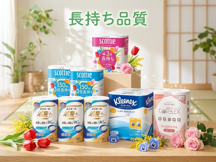 長持ちトイレットペーパーで快適な生活を手に入れよう！