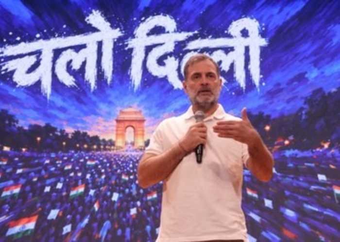 Rahul Gandhi Accuses Centre of Shielding CEC Gyanesh Kumar, Questions Delhi Security Curbs Ahead of INDIA Bloc March