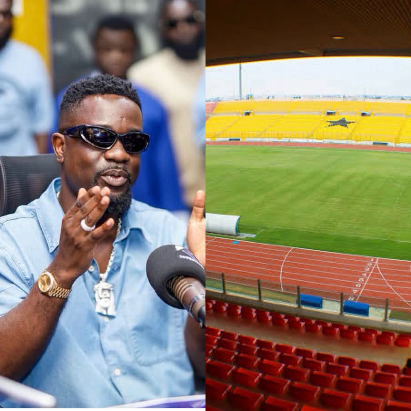 Sarkodie’s Baba Yara Stadium Concert: Sports Authorities Urged to Protect Football Pitch