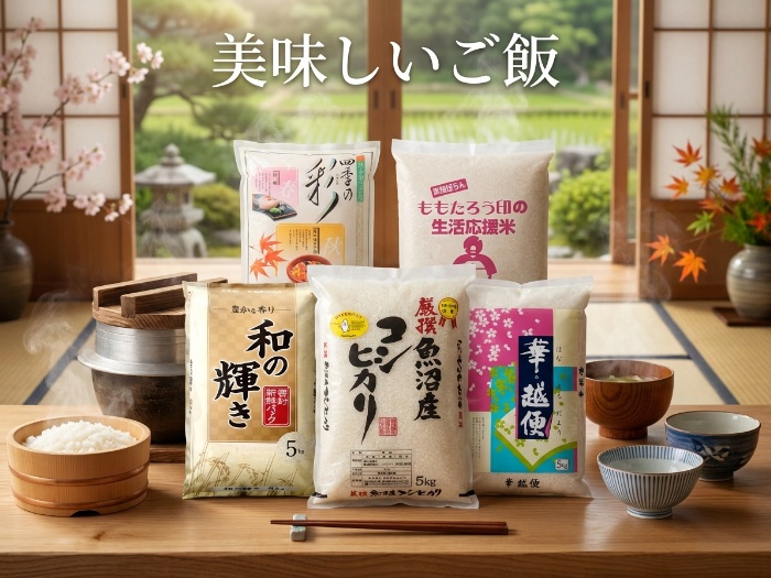 食卓を彩る新鮮かつ多様なお米特集