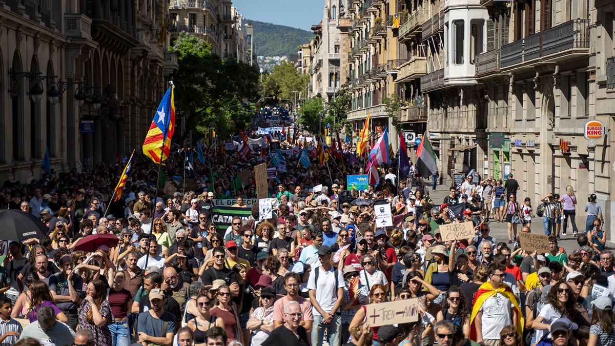 Furious crowds protest sky-high housing and mass tourism in major city