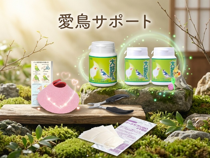 愛するペットに最高のケアを！小鳥向けヘルスケア製品特集