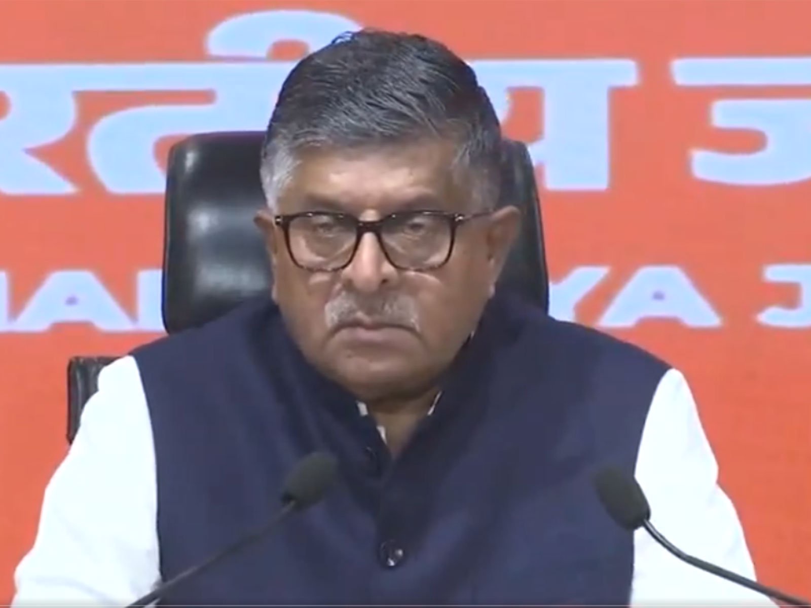 “Country will be governed by Parliament, not streets”: BJP MP Ravi Shankar Prasad