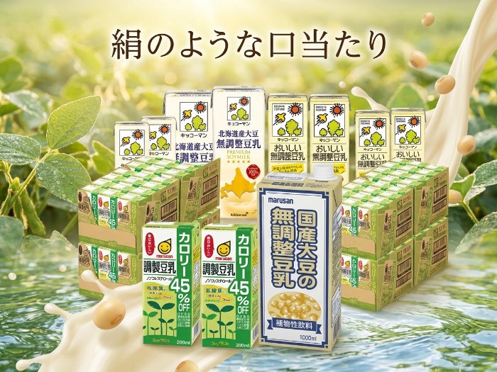 一度試したらやみつき！健康と美味しさを両立するおすすめ豆乳特集