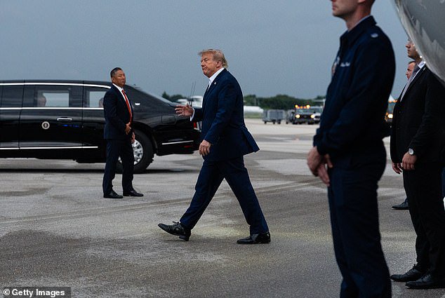 Donald Trump airport suddenly launches investigation hours before president was expected to depart after ‘suspicious phone call’ freezes flights