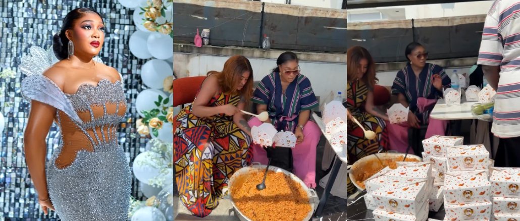 Peggy Ovire Warms Hearts As She Celebrates Birthday With Orphaned Children