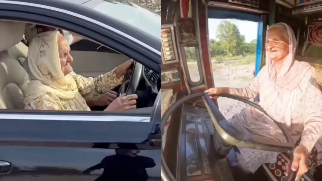 She was told she was ‘too old to drive’. She now drives an Audi and a truck