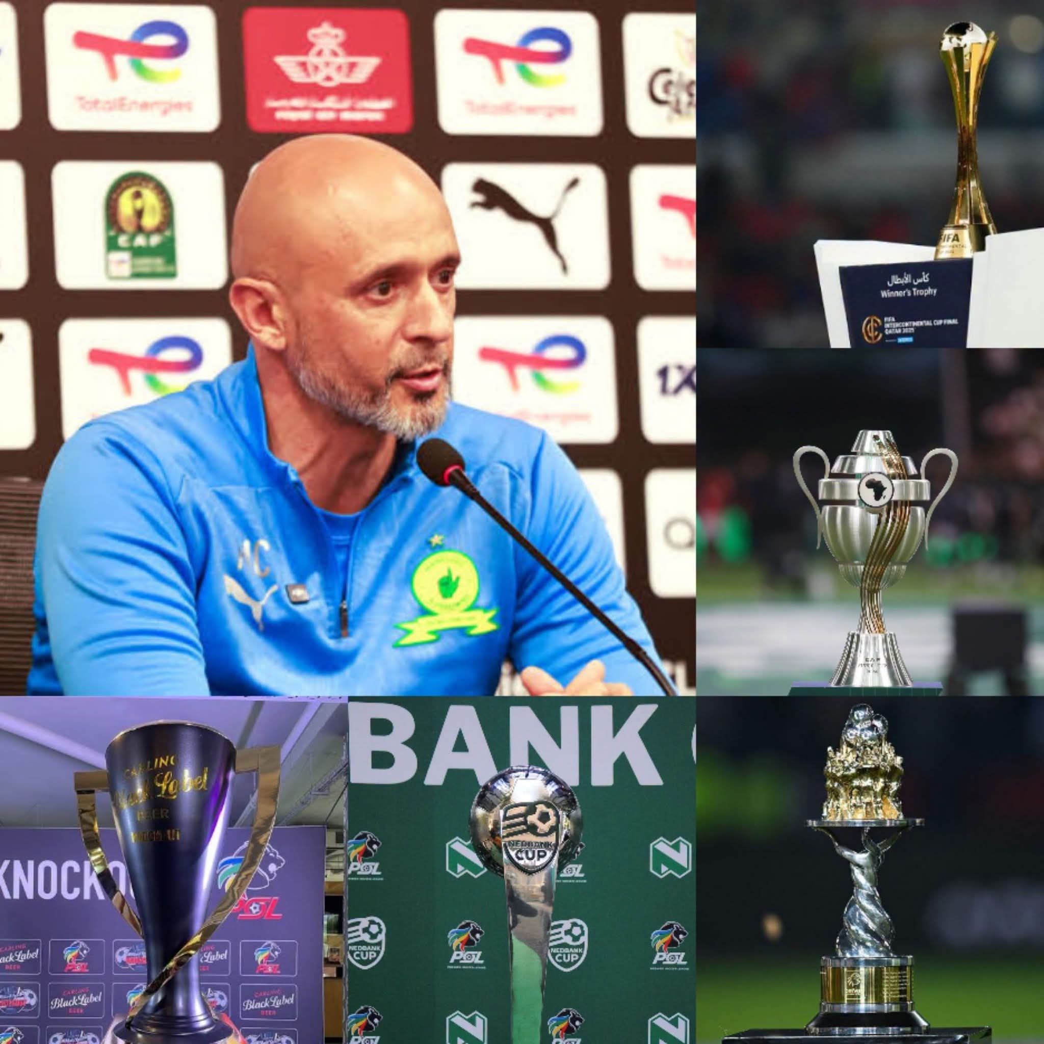Miguel Cardoso Reveals Mamelodi Sundowns’ Remaining Trophy Targets After Champions League Exit
