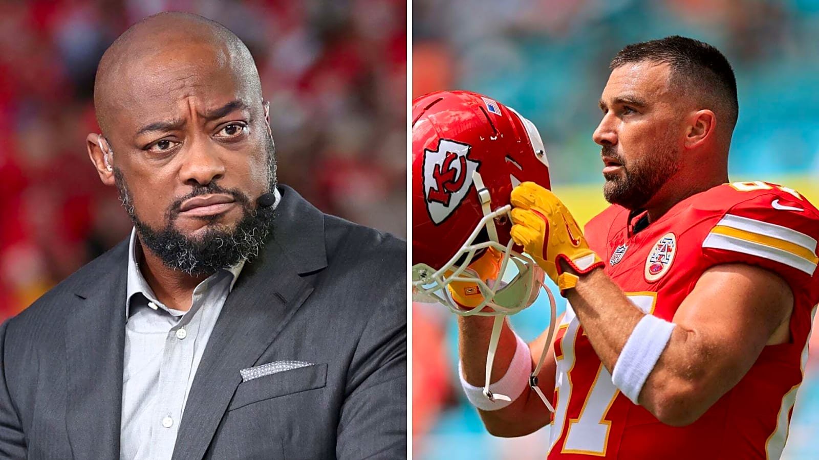 Mike Tomlin tells Travis Kelce why he can’t say NFL player’s name who ‘sends shivers down his spine’