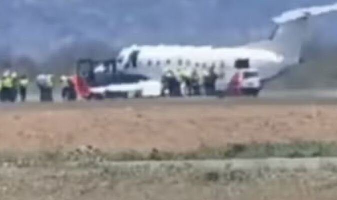 Horror as plane strikes and kills zebra while taking off in terrifying scenes
