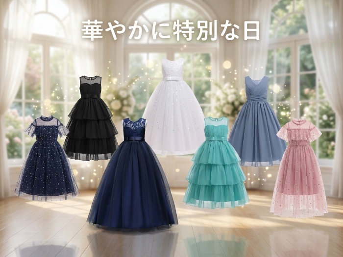 もっと素敵に！子供の特別な日を彩るドレス特集