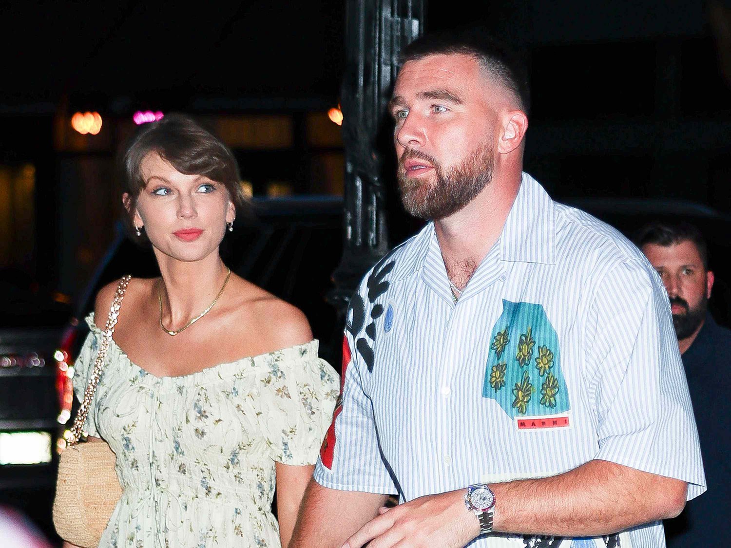 Taylor Swift Departs From Her Signature Style and Slips on Unexpected Footwear for Low-Key Date Night With Travis Kelce