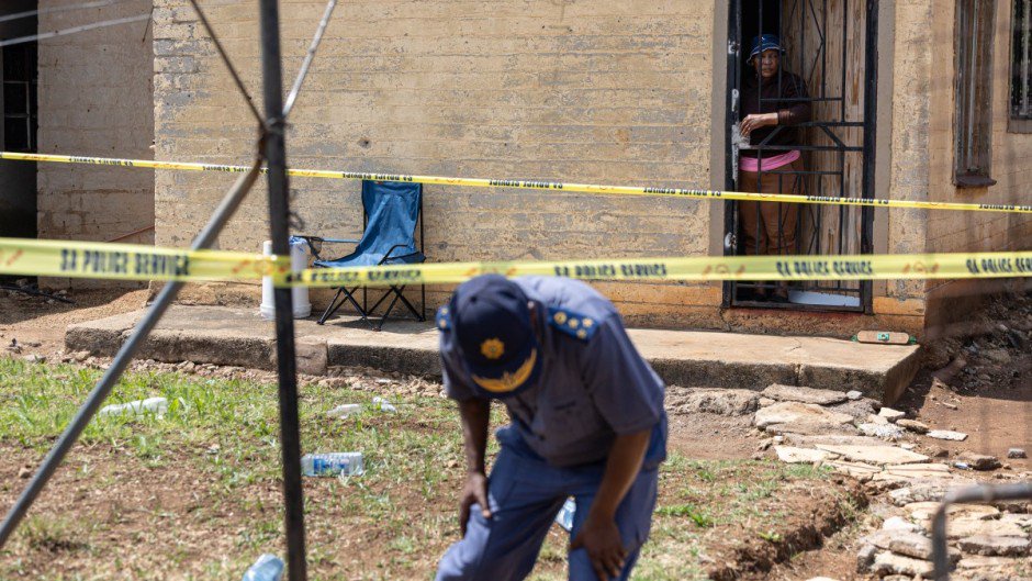 Carletonville mass shooting: Families begin painful identification of 18 victims