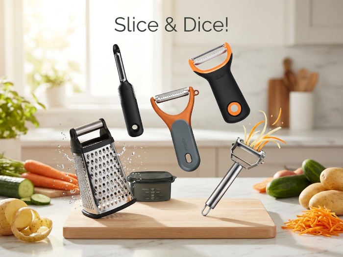 Elevate Your Kitchen Prep with Top Peeling and Grating Tools!