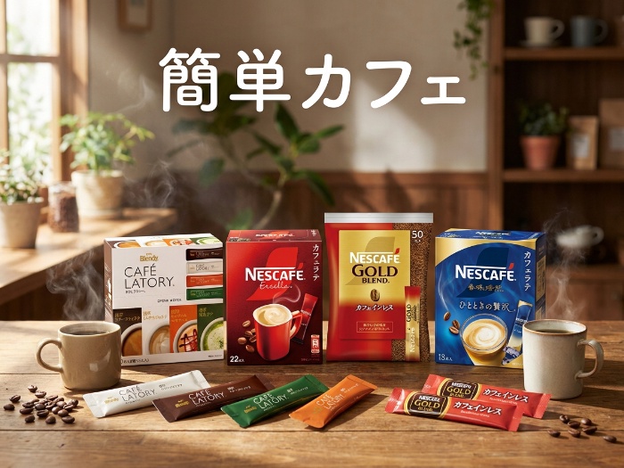 家で楽しむ贅沢カフェ体験 - 5種類のインスタントコーヒーおすすめ商品