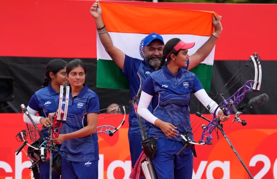 India’s Women Compound Archers Strike Gold, Equal World Record