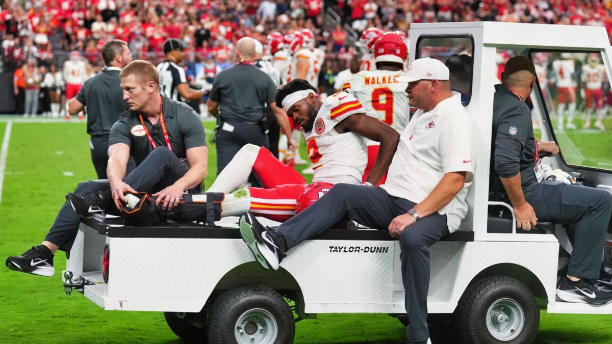 New Details Emerge On Chiefs WR Tyquan Thornton’s Ankle Injury — Reveal Gruesome Procedure Doctors Had To Perform