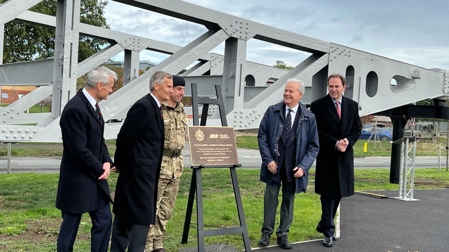 Preserved D-Day era floating roadway unveiled