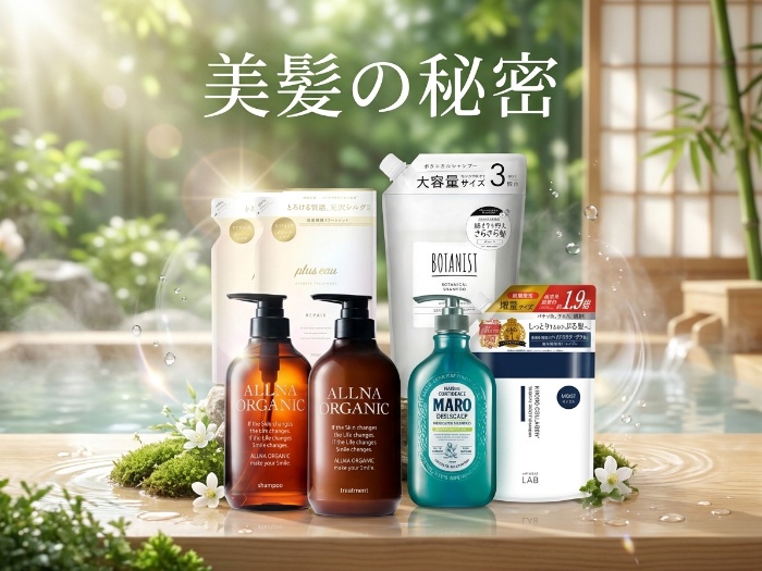 髪に優しい選択を！おすすめシャンプー&コンディショナー特集