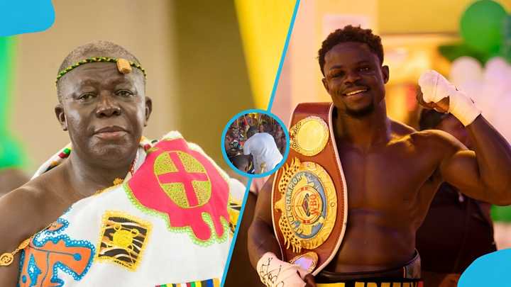 Freezy Macbones Wins WBO Africa Title After Otumfuo Blesses Boxing Kit