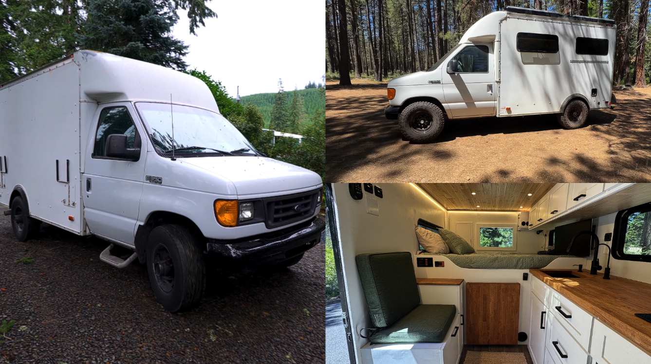 He Bought a Rotted 25-Year-Old Box Truck and Turned It Into an Off-Grid Mansion