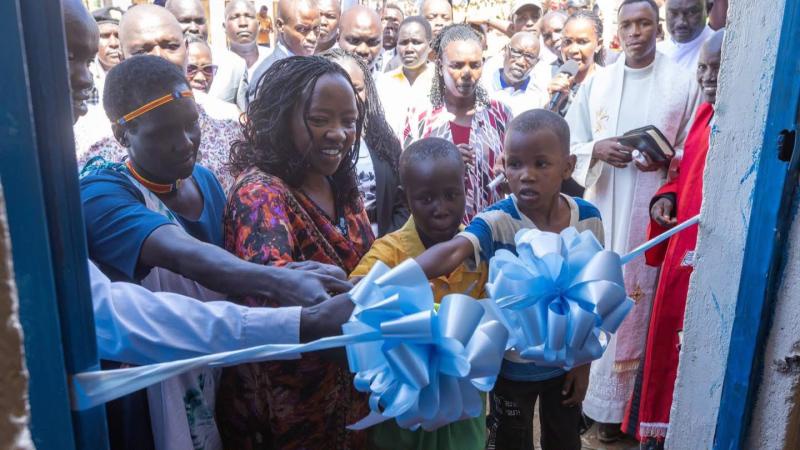 Rachel Ruto Hands Over 53 Houses to Chesongoch Mudslide Victims [Photos]