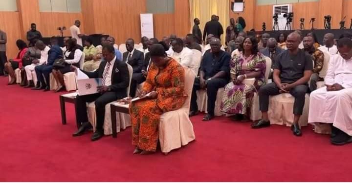 Mahama swears in new Electoral Commission deputy commissioners
