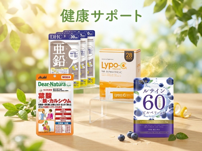 健康をサポートする！注目のビタミンサプリ4選