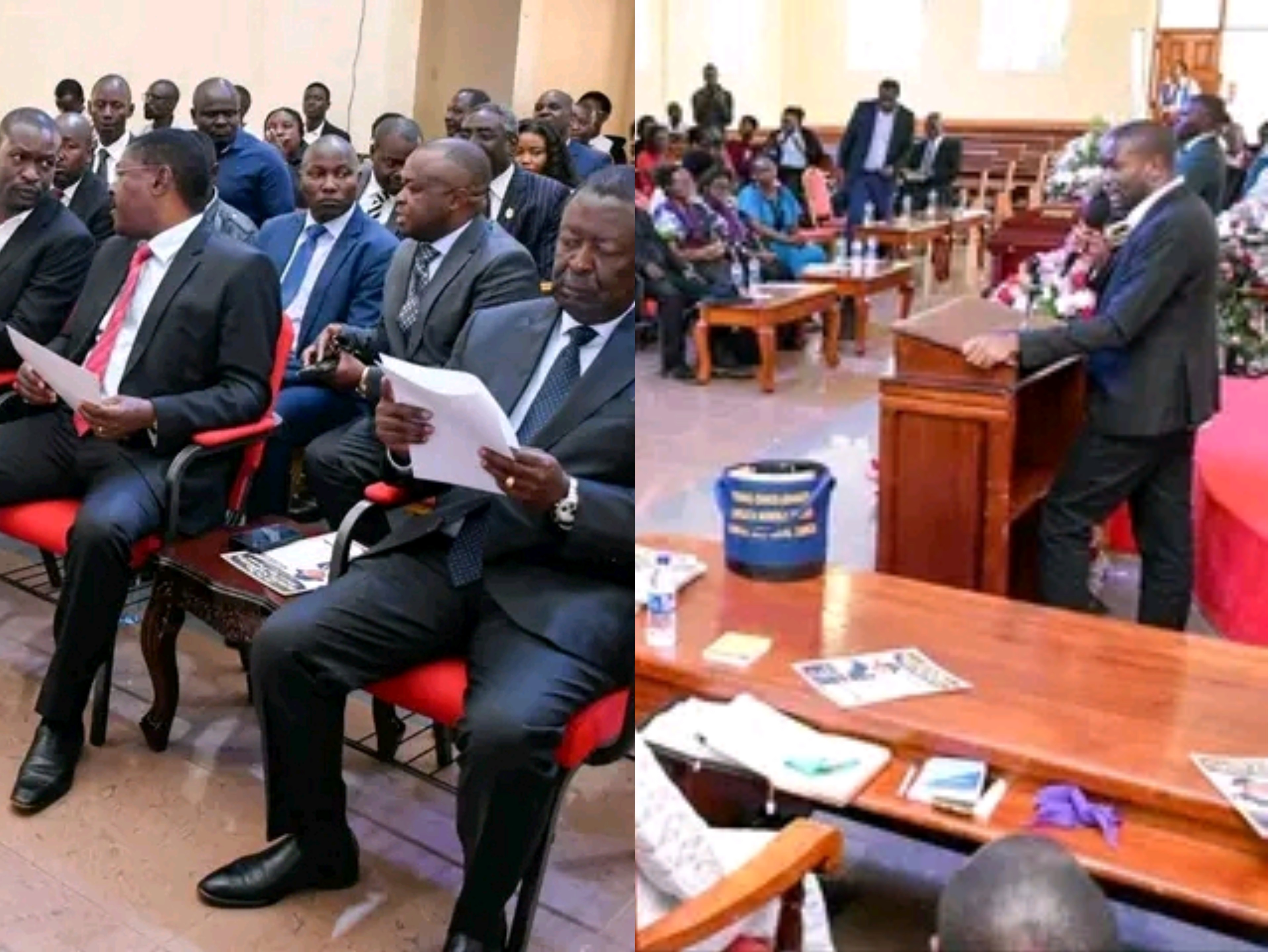 Tension at A Requiem Mass as Mudavadi and Wetang’ula Reportedly Walk Out As Sifuna Address Mourners