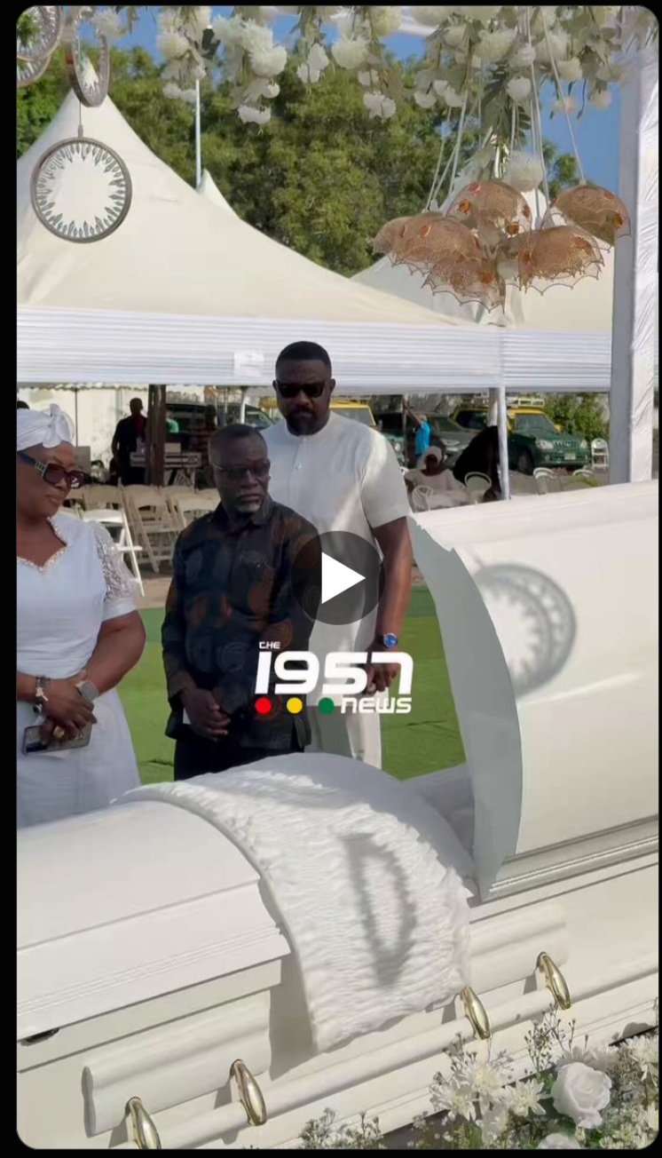 John Dumelo at State House: Actor MP Pays Emotional Final Tribute to Veteran Actress Grace Nortey
