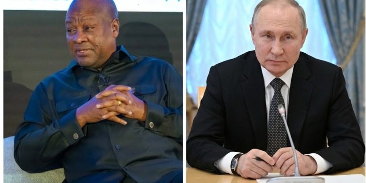 What Mahama Plans to Tell Putin During His Visit to Russia