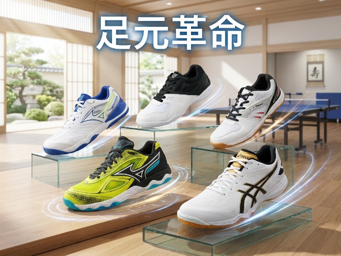 一歩先を行く、卓球シューズの選び方