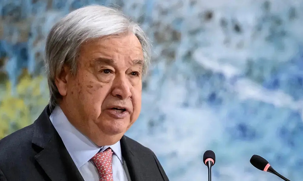 Guterres to Begin Three-Day Pakistan Visit on October 6