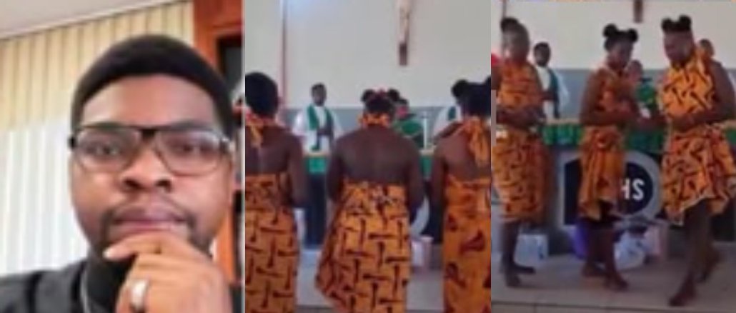 “They Are Practically Half-N@Ked”- Theologian Criticises Outfits Of Girls Serving At Mass